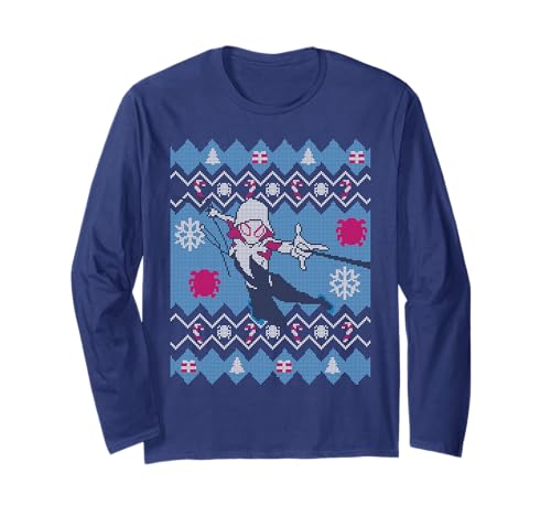 T-shirt Spider-Gwen style pull de Noël pour vos soirées geek et fêtes de fin d'année