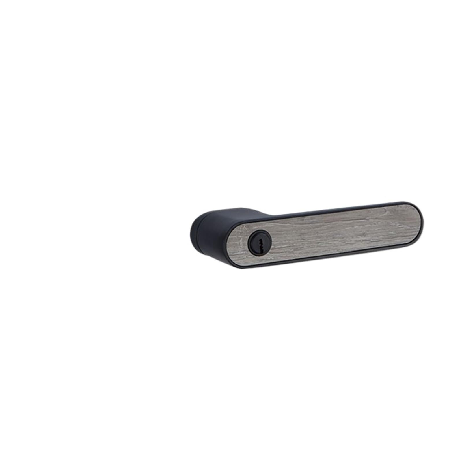 Sjloynwq 60A2 Grey Indoor Solid Wood Door Handle Lock Silent Hardware Home(60A2 Grey)