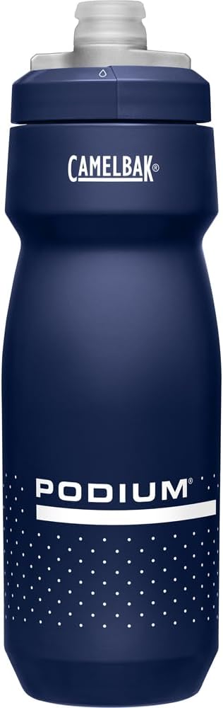 Podium Bike Squeeze Water Bottle Navy Blue, 24oz