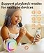 Mini Karaoke Machine Speaker for Kids Adults, Portable Bluetooth with 2 Wireless Microphones, Children's Day Birthday Gift Ideas for Toys for Teens Boys and Girls Aged 4, 5, 6, 7, 8, 9, 10, 11, 12+