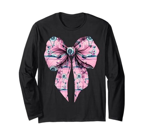 Coquette Bow Rameur d'entraînement pour femme fille maman Manche Longue