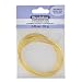 Beadalon Memory Wire Oval Bracelet Gold Plated, 0.35-Ounce