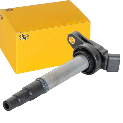 HELLA 5DA 358 000-461 Bobina de encendido - 12V - 4polos - Bobina de encendido cavidad bujía - atornillado