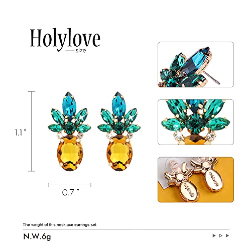 Pineapple Earrings Jewelry Gifts For Women Teens Girl 1 Pair By Holylove #TOP5