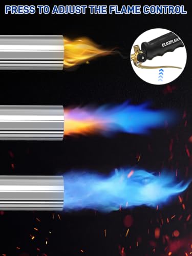 Propane Torch Weed Burner,Heavy Duty Torch with 33.5"Long Adjustable Flame — view 4