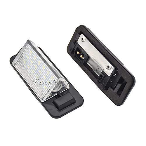 Malcayang 2PCS White LED License Plate Light Rear License Plate Lamp Taillight Replacement for E36 3 Series 1992-1999 for E36 318i 318is 318ti 320i 323i 325i 325is 328i 328is 328i