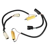 X AUTOHAUX 2 Pcs Tail Light Conversion Adapter for Chevrolet Silverado LTZ for GMC Sierra 2016-2018 LED Conversion Harness Wiring Connector