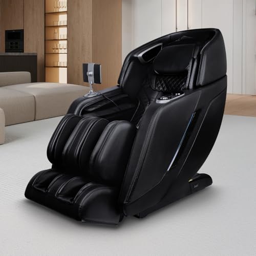 Titan 4D Ultima | Shiatsu Recliner | 4D Massage Chair | Full Body Air Bag Massage | Zero Gravity Reclining | Stretching | Intelligent Voice Control | Hand Reflexology (Black)