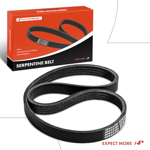 A-Premium Stretch Fit Serpentine Drive Belt Compatible with Chevrolet Aveo 2007-2011 1.6L & Pontiac G3 2009-2010 1.6L, G3 Wave 2009 1.6L & Suzuki Swift+ 2009 1.6L, Location - Power Steering by A-premium - Image 9