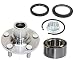 DTA D930501+NT517008 Front Wheel Hub Wheel Bearing Kit Left or Right Fits Subaru Legacy Impreza Forester Baja With Seals Nut Retaining Clip