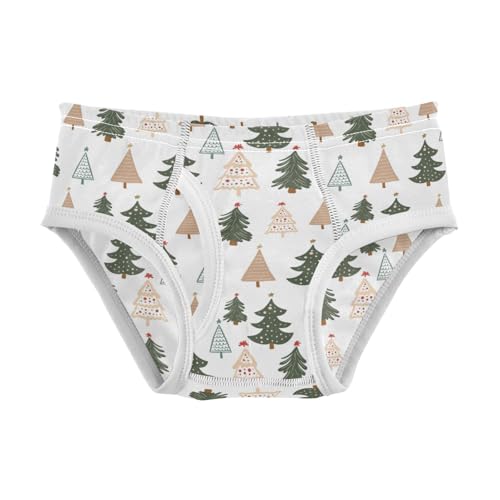 Boys' Exclusive Briefs Toddler Underwear 95% Combed Cotton Boxerbriefs 2T Christmas Tree Pattern 60