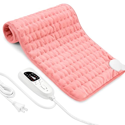Electric Heating Pad with 6 Heat Settings, Auto Shut Off,