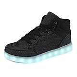 Innenmaterial: A sehr beliebte LED-Licht Schuhe,Es gibt verschiedene Leucht Modi der Lampe, es wird das Flimmern verändern, so dass Sie nachts leichter gesehen werden.