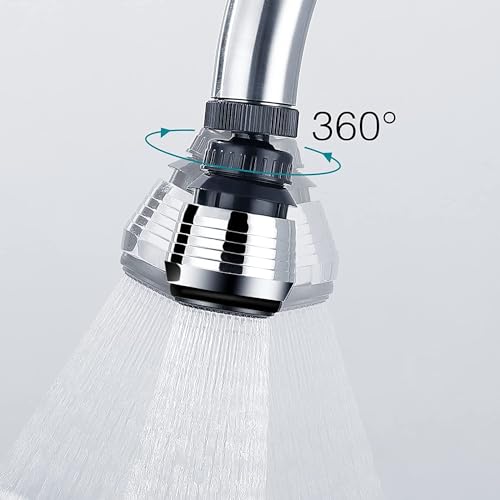 Image of 360 Swivel Faucet Aerator, Water Saving, 2 Modes (Faucet Head - D - 1)