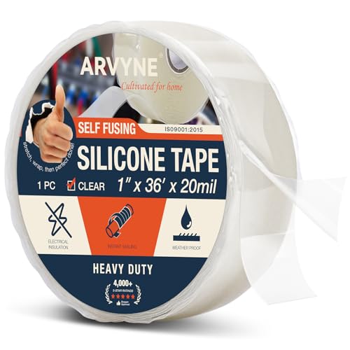 Self-Fusing Silicone Tape 1″ × 36′ × 20 mil –...