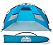 Outrav Pop Up Beach Tent - Quick and Easy Set Up, Family Size, Portable Sun and Water Shelter and Shade Canopy - For Fishing, Camping, Hiking and Outdoor Activities  