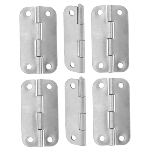 VALICLUD 6 piezas Bisagras de Acero Inoxidable para Refrigeradores y Hieleras de Kit de Repuesto Duradero para Puertas Ajustables y Cierre Seguro