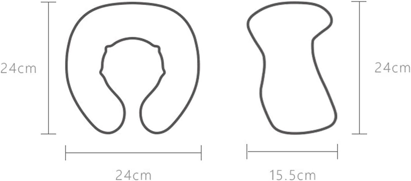 Travel Pillow Memory Foam Neck Pillow, Comfortable & Lightweight, Breathable and Improved Support Design, for Airplanes and Travel, Portable Travel Pillow