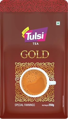 Image of Tulsi Gold Tea Special Fannings 250G | Premium Chai | Assam Tea Leaves | Kadak & Aromatic Blend for Quality Chai Lovers