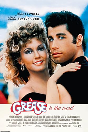 BUY ART FOR LESS Officially Licensed Grease The Movie Advertising 24 X 36 Inch Poster - Decorative...