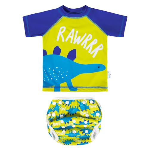 babygoal Baby Swimsuits with Reusable Swim Diaper 2 Piece Bathing Suit UPF 50 Sun Protection for Infant Toddler Boy Girl