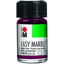 Marabu Easy Marble Paint - Blackberry - Create Enchanting and Vibrant Artwork with the Luscious Purple Tones of Ripe Blackberries - 15ml