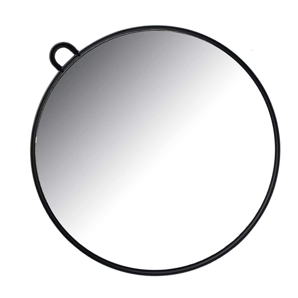 Miroir cosmétique portable à vision inversée FRCOLOR rond pour maquillage à domicile