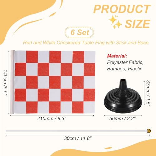 Drapeau de table stable pour bureau pour réussir une décoration de fête auto