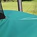 Skywalker Trampolines 14-Foot Rectangle Trampoline with Enclosure Net - Green