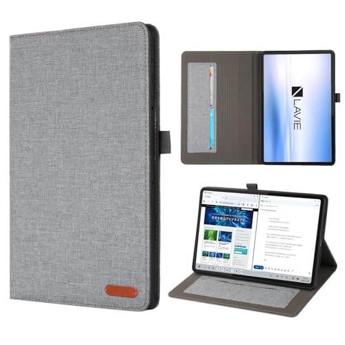 Doo�Ή� LAVIE Tab 12QHD2�P�[�X 12.1�C���` LAVIE Tab T12N T1275/LAS�ɑΉ��P�[�X �蒠�^ �y�ʔ��^ | �����h�~ �������ȃf�j�����n �J�[�h���[�\ PC-T1275LAS�p �^�u���b�g�J�o�[ �X�^���h�@