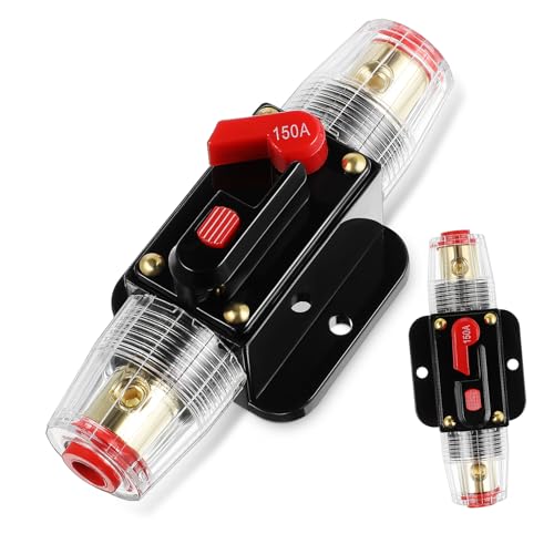 Disyuntor de audio para coche con fusible de reinicio manual para protección de línea