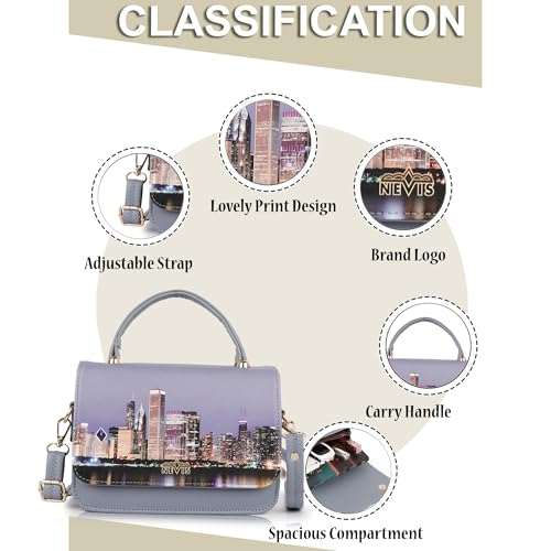 Image of Nevis Women's Stylish Sling Bag, Casual Crossbody Digital Print Sling Bag