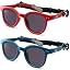 A01-kids Sunglasses-red & Teal Blue