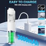 Car Vacuum Cleaner Wireless Engine Brushless,Multifunctional Compressed Air Blower, with an Aspiration Power of 11,000 Pa, Suitable for Inflatable Toys, Swimming Pools, and Dusting Cars and Houses