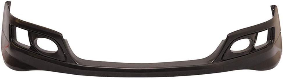 FREEMOTOR802 Compatible With 2006-2008 Acura TSX Front Bumper Lip, Factory Style Black PU Spoiler Guard Splitter Valance Chin