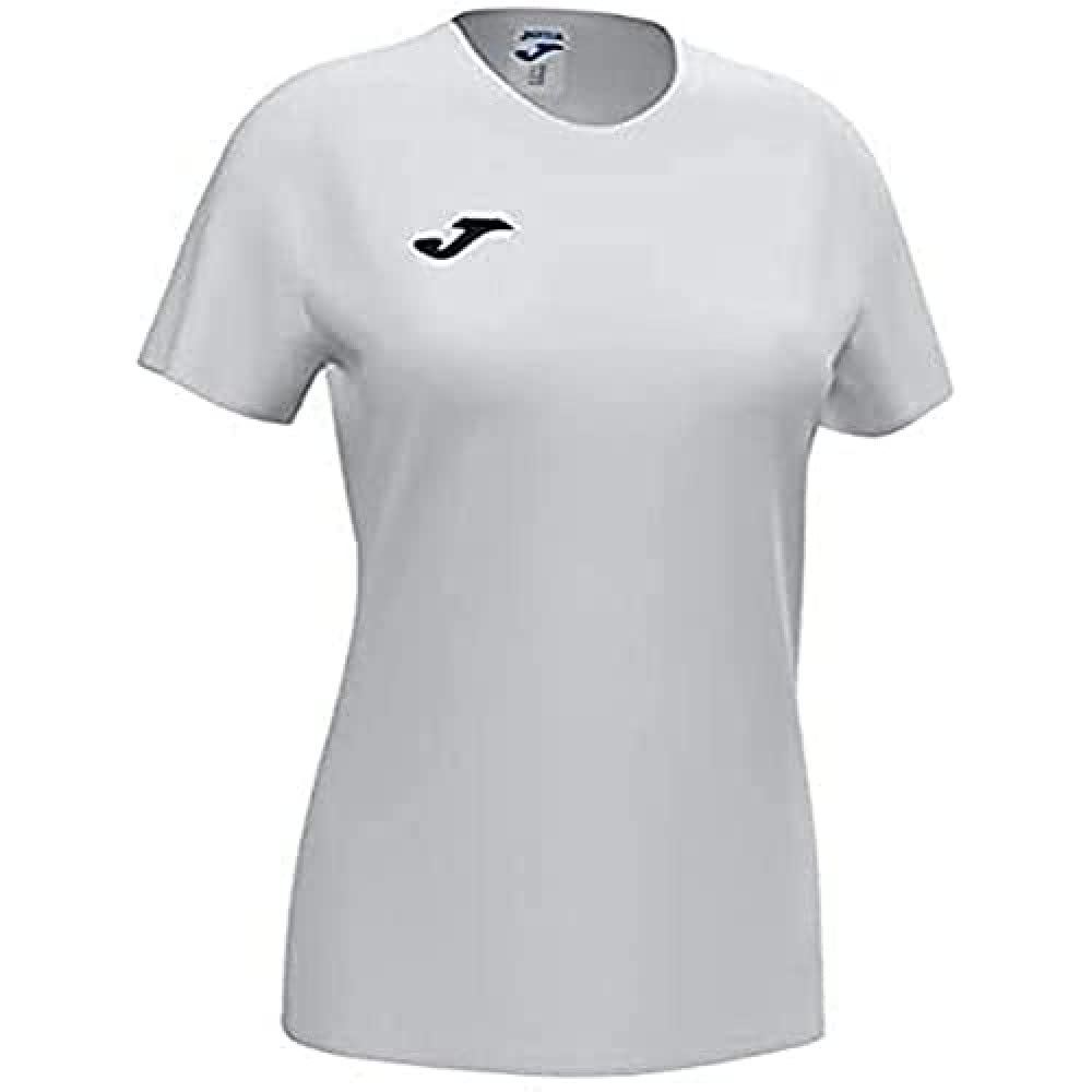 Joma Academy T-shirt Game Short Sleeve,Women, womens, 901141.200, white, M