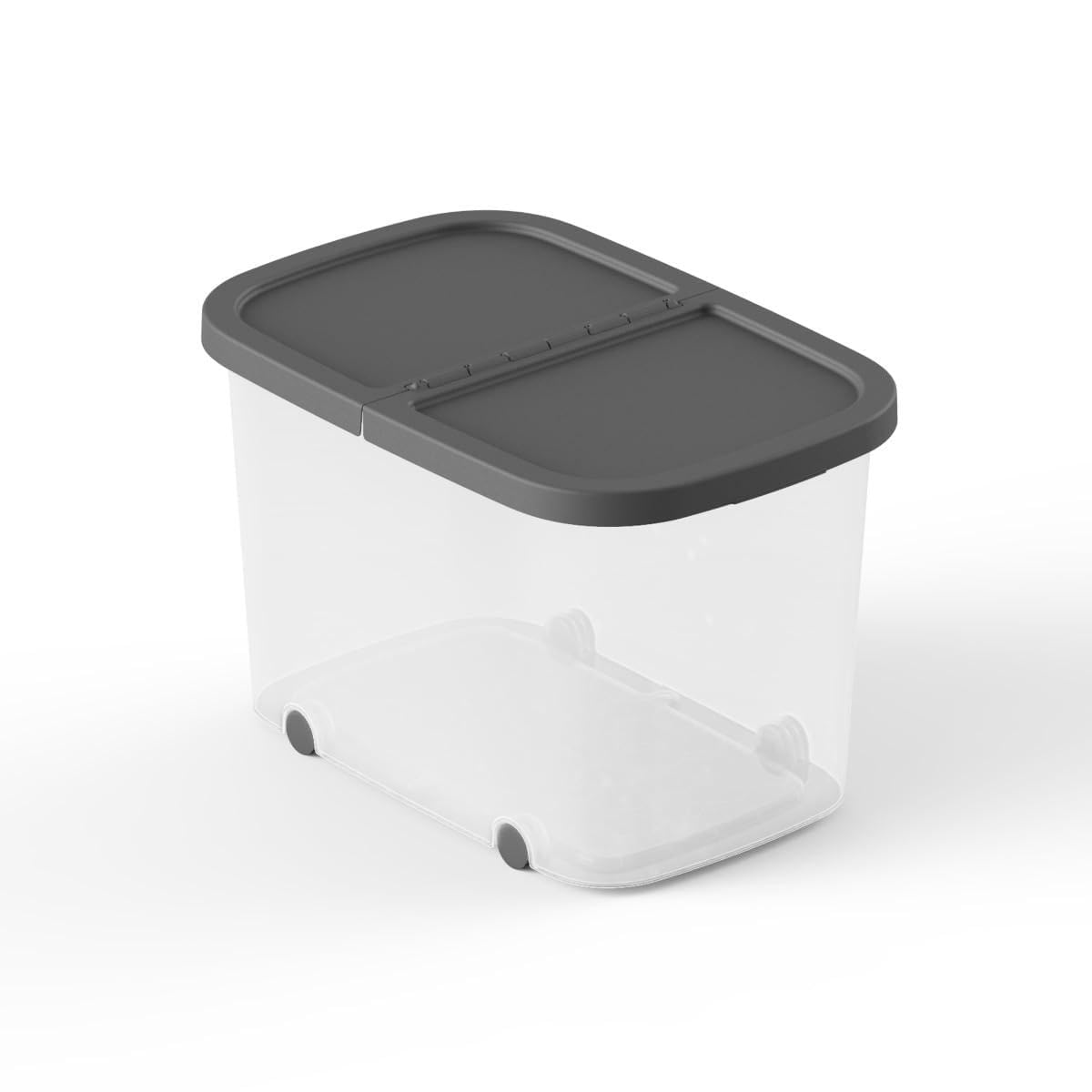 Plastiken Caja Multiusos Ruedas 59X39X38 CM 60L Antracita