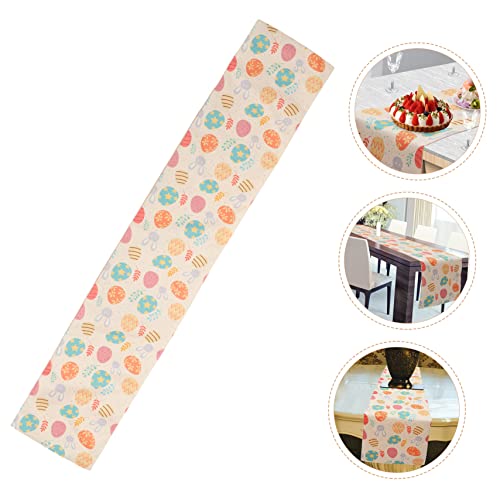 Chemin de table de Pâques en lin pour embellir facilement votre table de fête - 5