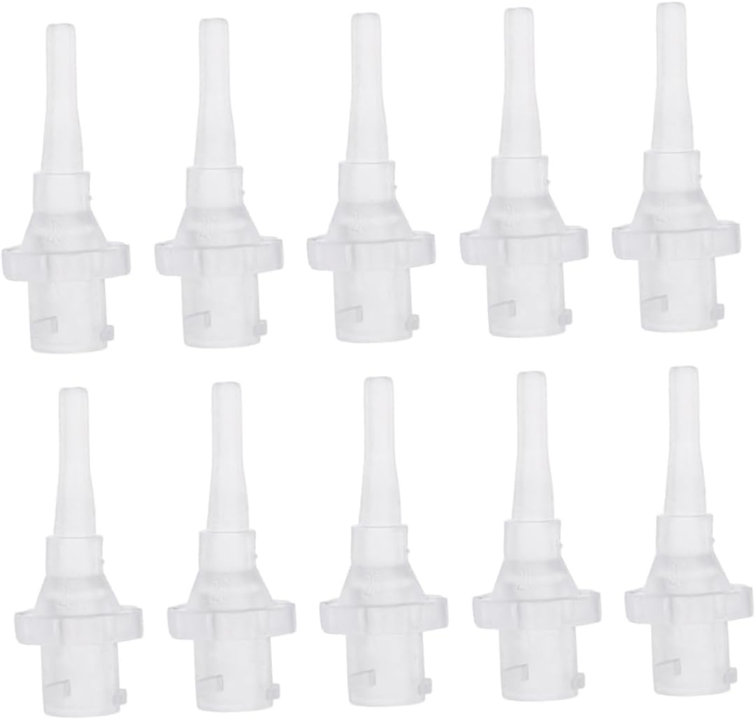 COLLBATH 10pcs Disposable Ear Washer Tips Replacement Ear Wash Tubes for Adults Portable and Easy to Use