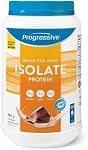 Progressive Grass-Fed 100% Whey Isolate Powder Vanilla Delight, with 34g of New Zealand Whey Concentrate per Scoop for Muscle Gain and Recovery, Pasture-Raised, Non-GMO, Antibiotic-Free, and Hormone-Free, 850g