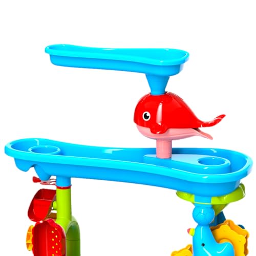 Kids Sand Water Table Toys for Toddlers, 3-Tier Outdoor Sand Water Play Table Toys for Toddlers Kids, Beach Toys Backyard for Toddlers Age 1-3 3-5