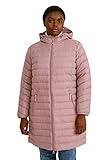 C&A Damen Steppjacke Große Größen Relaxed Fit Nylon Nicht wasserfest dunkelrosa 54