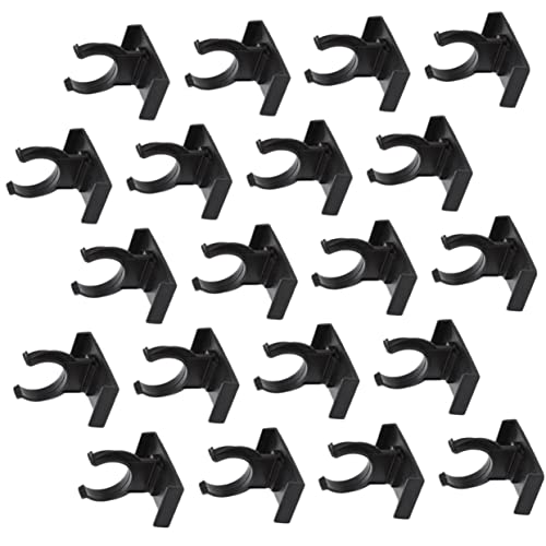 WOONEKY 24pcs Adjustment Foot Buckle Black Cabinet Plastic Cabinets Black Furniture Chair Legs Tips Furniture Leg Adjuster Chair Leg Extenders Kitchen Leg Plinth Clip Kitchen Plinth Clip