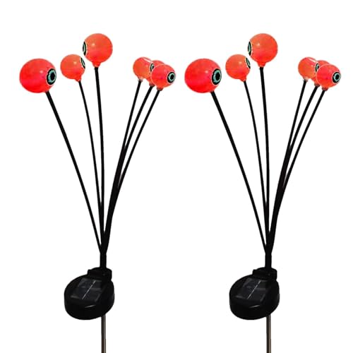 Lampes solaires de jardin effrayantes pour baliser une allée sans câble