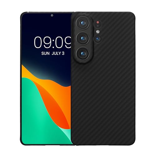 Coque Samsung S26 Ultra kalibri en aramide noir mat haute protection