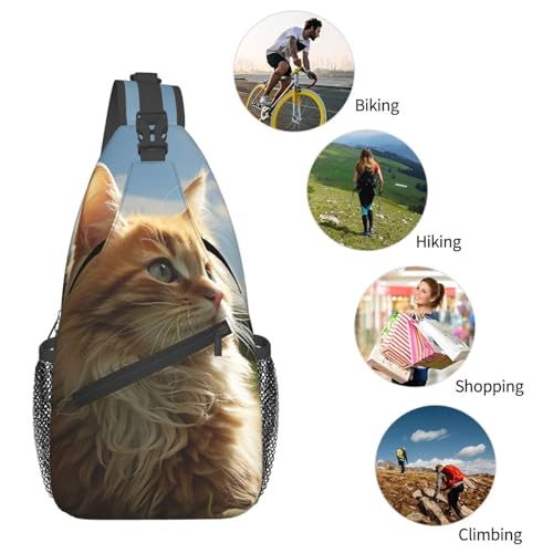 Bolso bandolera pequeño para hombres y mujeres color negro miniatura 6