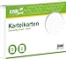 Produktbild RNK 115040 - Karteikarten liniert 7 mm, weiß, DIN A4, 1 Packung à 100 Karten