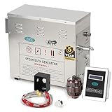 SRE Alpha Series 6kW Steam Generator | Stainless Steel | Auto Drain, Timer & Temp | Aroma Outlet | Digital Control Panel | Water Filter | 5-Year Warranty |For Home, Spa, Hotel & Wellness Centres