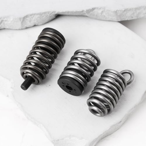 AS Axis Spindleon 3-teiliges Ölsägen-Öltopf-Stoßdämpfer-Pufferfeder-Set 545033901 545033801 545063101 Kompatibel mit Husqvarna 120 230 235