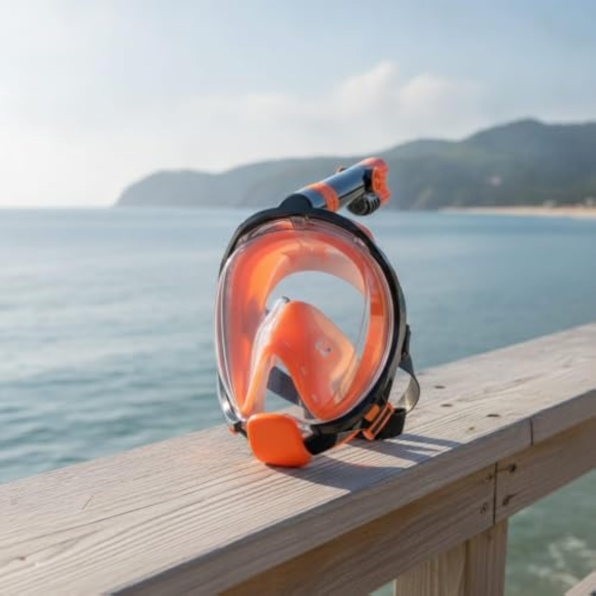 Food-Grade Full Face Snorkel Mask for Panoramic Views
